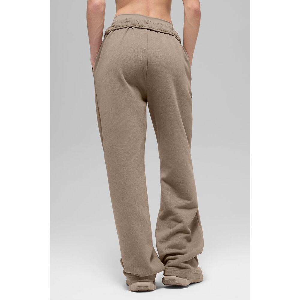 NWT ALO Accolade Straight Leg Sweatpants in Gravel SZ XS Fall Winter NEW $138 - Picture 10 of 10